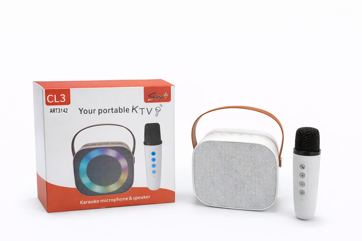 MIC_SPEAK,Karaoke-Lautsprecher mit Licht Zebra
